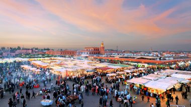 Orientalischer Markt in Marokko