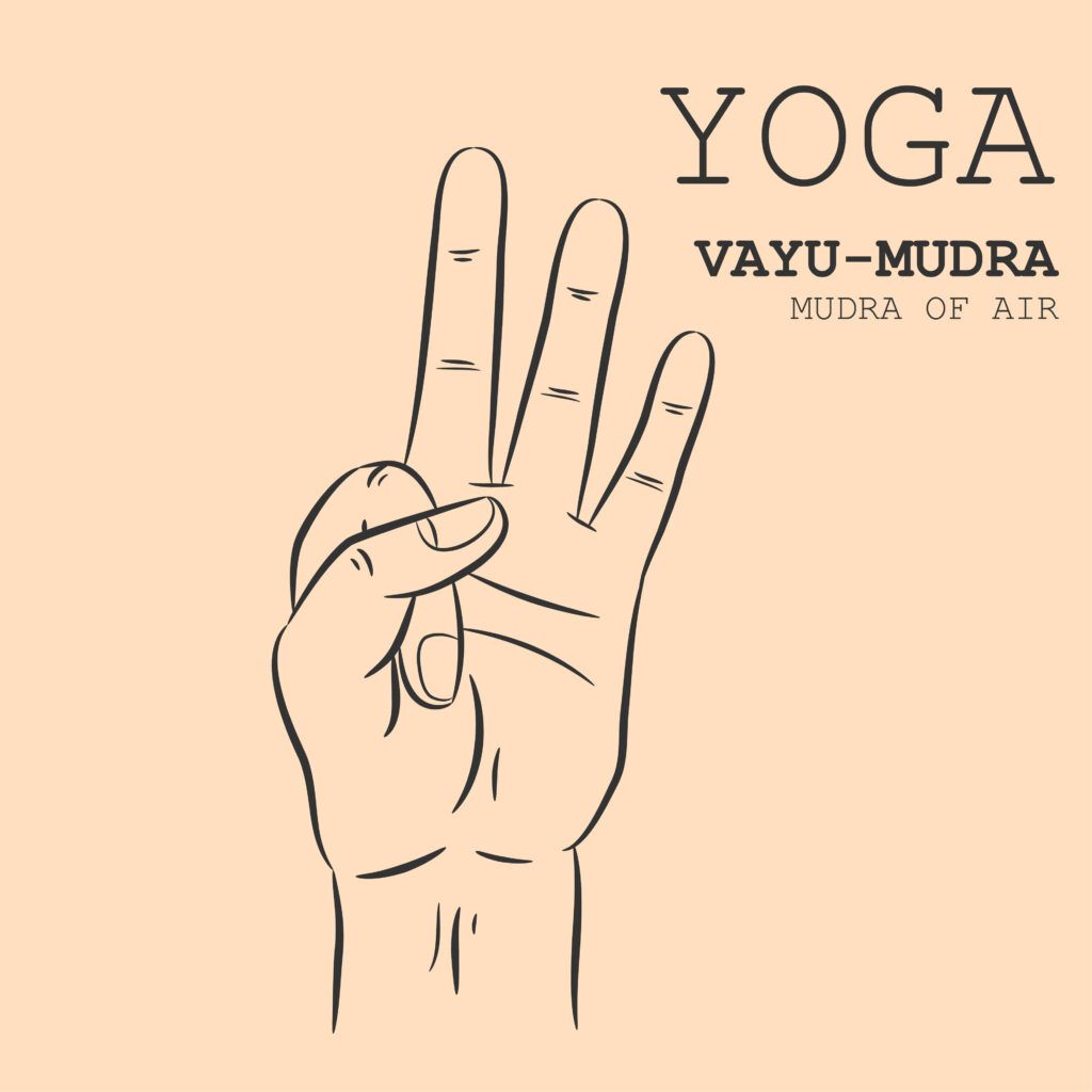 Vayu Mudra im Yoga