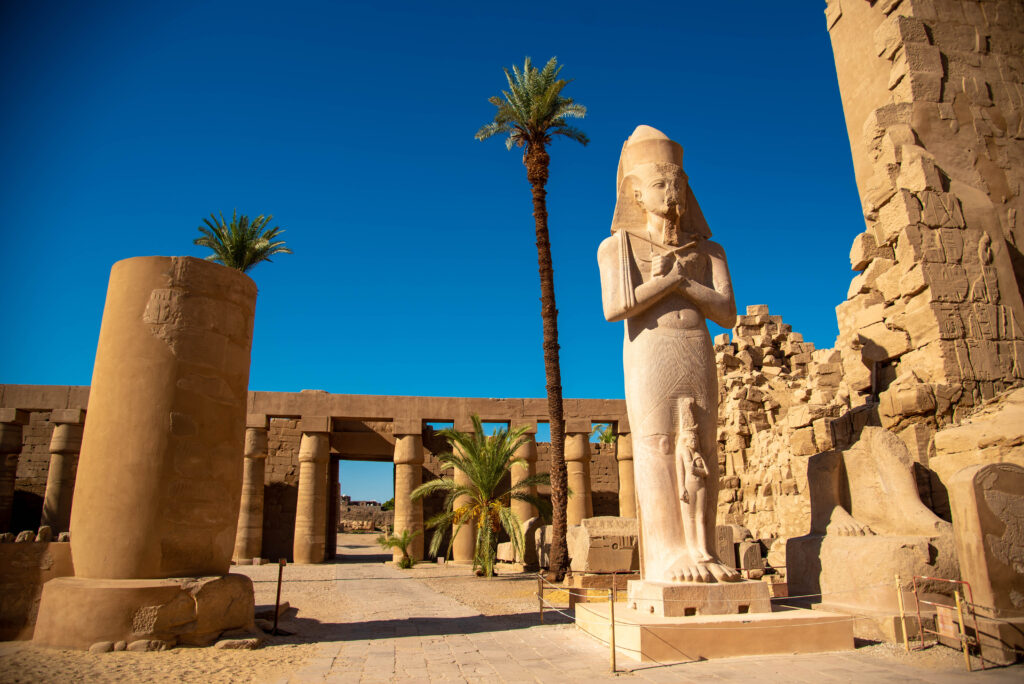 Der Karnak Tempel in Luxor.